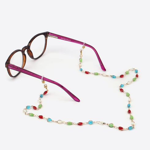 10 Pieces Eyeglass Glasses Chains, Elegant Eyewear Retainer, Beaded Eyeglass Strap Holder, lanyard for Women, Stylish Sunglass Reading Eyeglass Chains,RN43043